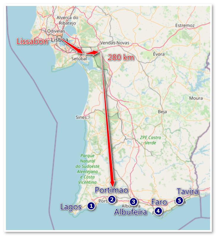 von lissabon nach faro zug